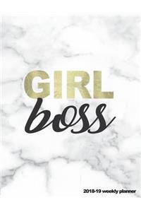 Girl Boss 2018-19 Weekly Planner
