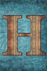 Monogrammed Notebook - H