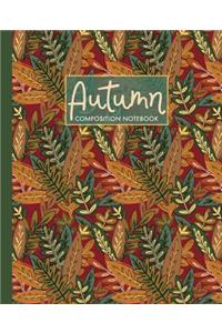 Autumn Composition Notebook