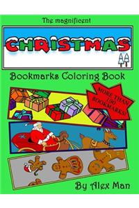 magnificent Christmas Bookmarks Coloring Book