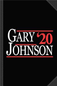 Gary Johnson 2020 Journal Notebook