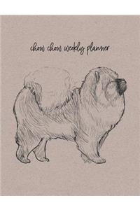 Chow Chow Weekly Planner