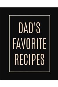Dad's Favorite Recipes