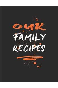 Our Family Recipes Journal