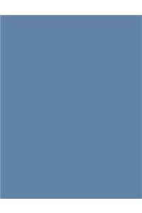 Blue-Gray 101 - Lined with Margins Notebook