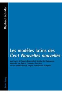 Les Modèles Latins Des «Cent Nouvelles Nouvelles»