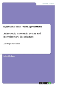 Anisotropic wave train events and interplanetary disturbances: Anisotropic wave trains