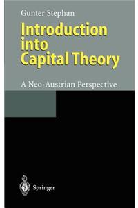Introduction Into Capital Theory