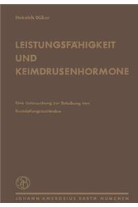 Leistungsfähigkeit Und Keimdrüsenhormone