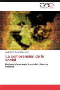 Comprension de Lo Social