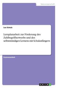 Lernplanarbeit zur Förderung des Zahlbegriffserwerbs und des selbstständigen Lernens mit Schulanfängern