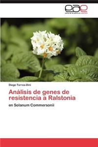 Análisis de genes de resistencia a Ralstonia