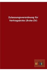 Zulassungsverordnung Fur Vertragsarzte (Arzte-Zv)