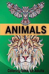 Animals Coloring Book for Adults
