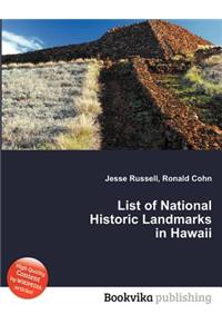 List of National Historic Landmarks in Hawaii