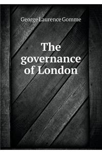 The governance of London