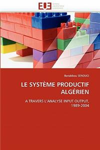 Le Système Productif Algérien