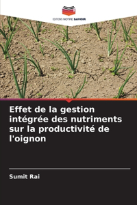 Effet de la gestion intégrée des nutriments sur la productivité de l'oignon