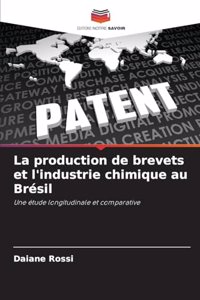 production de brevets et l'industrie chimique au Brésil