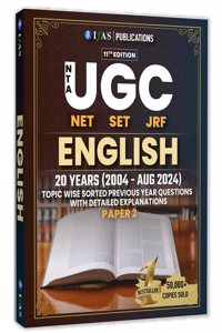 NTA UGC NET/SET/JRF English Literature Paper 2 Book | Previous Year Solved Papers 2025 Updated Edition (2004 to August 2024) with Detailed Solutions (Unit Wise Sorted) | Bestselling PYQ Book for NTA-UGC NET/JRF and SET English Literature Exams in I