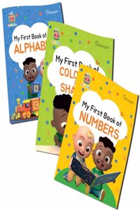 CoComelon My First Set of 3 Early Learning Books | Learn About Shapes, Alphabet & Numbers | Early Learning Books For 3 to 6 Year old