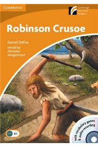 Robinson Crusoe Level 4 Intermediate Book and Audio CD
