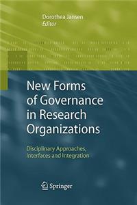 New Forms of Governance in Research Organizations