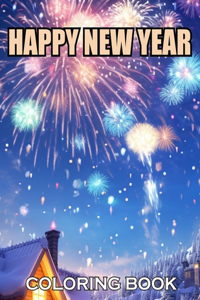 Happy New Year Coloring Book