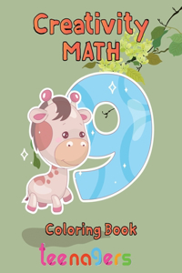 Creativity Math coloring book teenagers