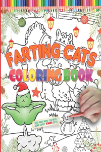 Farting Cats Coloring Book