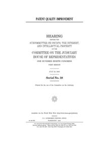 Patent quality improvement