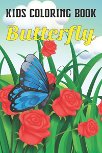 Kids Coloring Book Butterfly