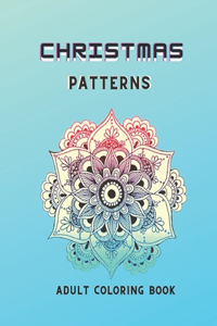 Christmas Patterns Adult Coloring Book