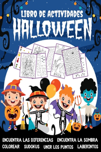 Halloween Libro de Actividades para Niños de 4 a 8 años