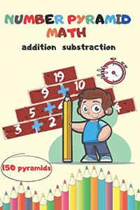 Number Pyramid Math - addition substraction