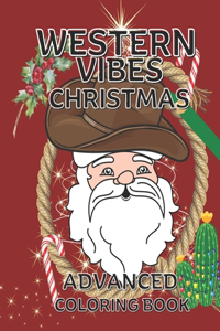 Western Vibes Christmas Advanced Coloring Book