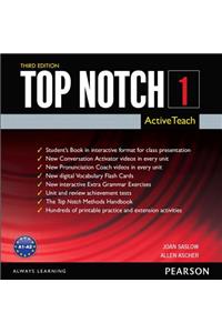 TOP NOTCH 1                3/E ACTIVE TEACH         381050