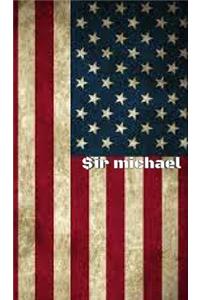 USA American Flag Sir Michael Huhn Artist Creative Journal