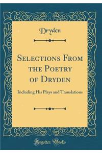 Selections From the Poetry of Dryden