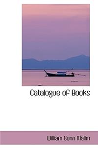 Catalogue of Books
