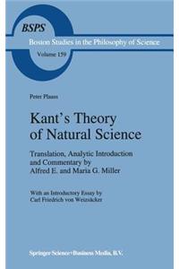 Kant's Theory of Natural Science