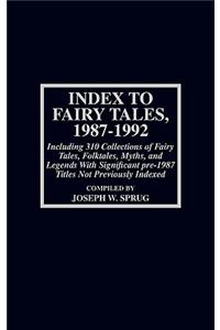 Index to Fairy Tales, 1987-1992, Sixth Supplement