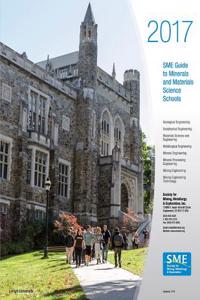 Sme 2017 Guide to Minerals and Materials Science Schools