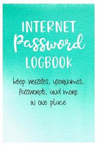 Internet Password Logbook Keep Websites, Usernames, Passwords, and More in One Place