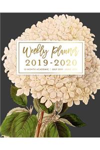 Weekly Planner 2019 - 2020 12-Month Academic, July 2019 - June 2020