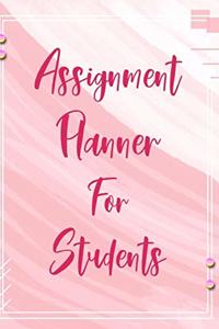 Assignment Planner for Students