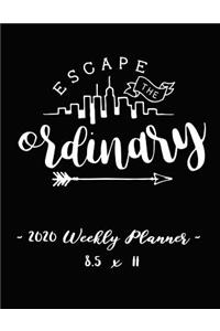 2020 Weekly Planner - Escape the Ordinary