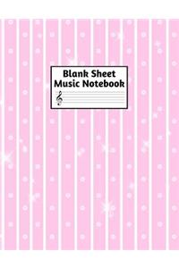 Blank Sheet Music Notebook