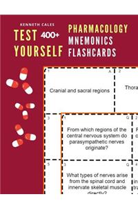Test Yourself 400+ Pharmacology Mnemonics Flashcards