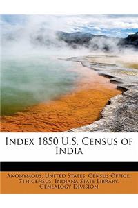 Index 1850 U.S. Census of India